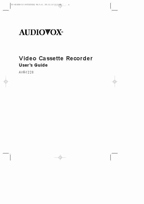 Audiovox VCR AVR-1228-page_pdf